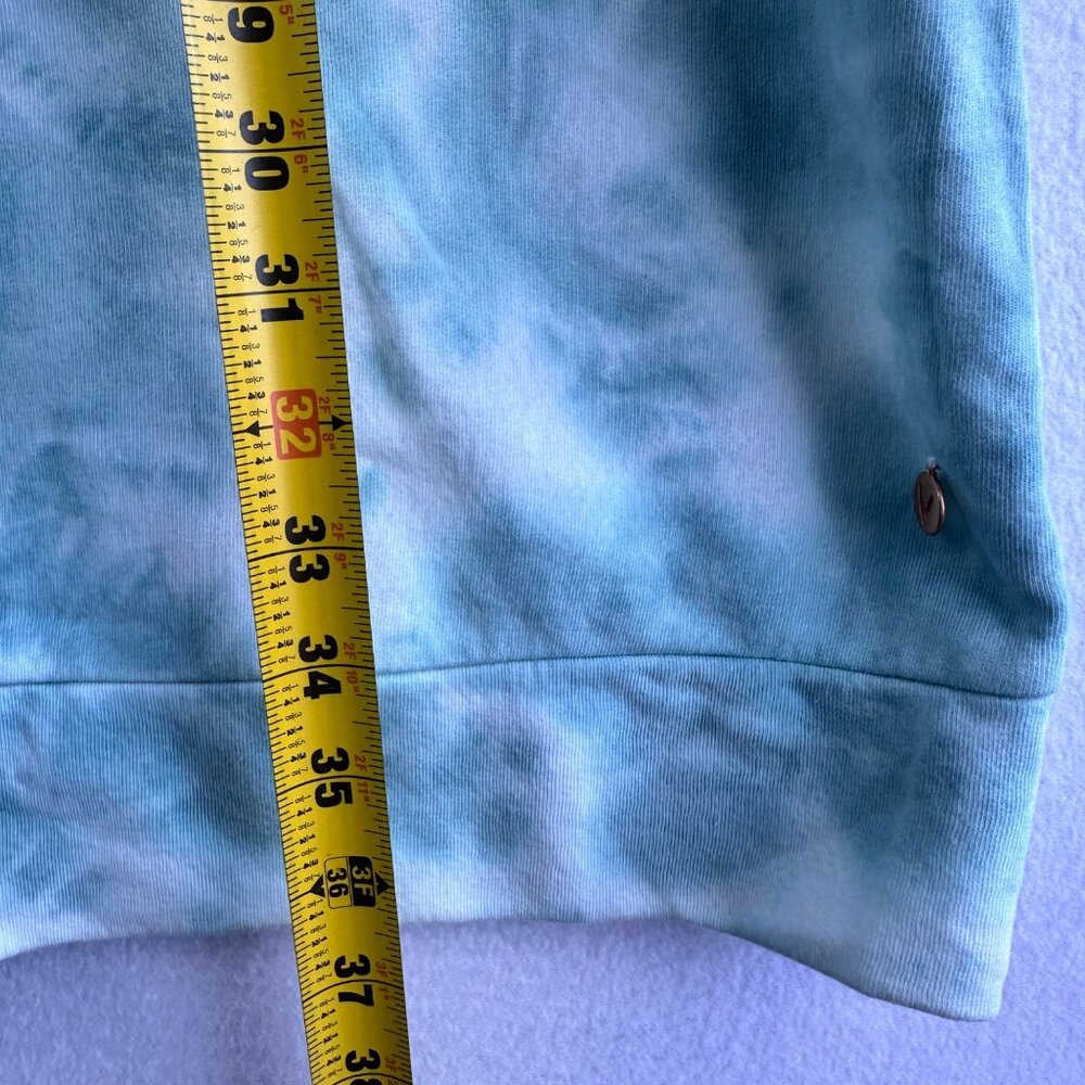 NWT LIVI by Lane Bryant Sweater 14/16 Tie Dye Hood Athleisure Lounge Beach 1X - Picture 4 of 10